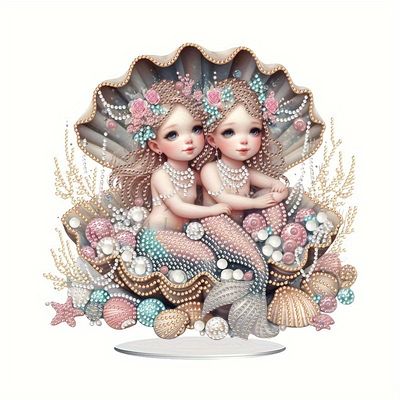 Mermaids in shell desktop