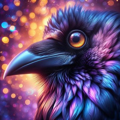 Bright crow - Full Drill Diamond Painting - Specially ordered for you. Delivery is approximately 4 - 6 weeks.