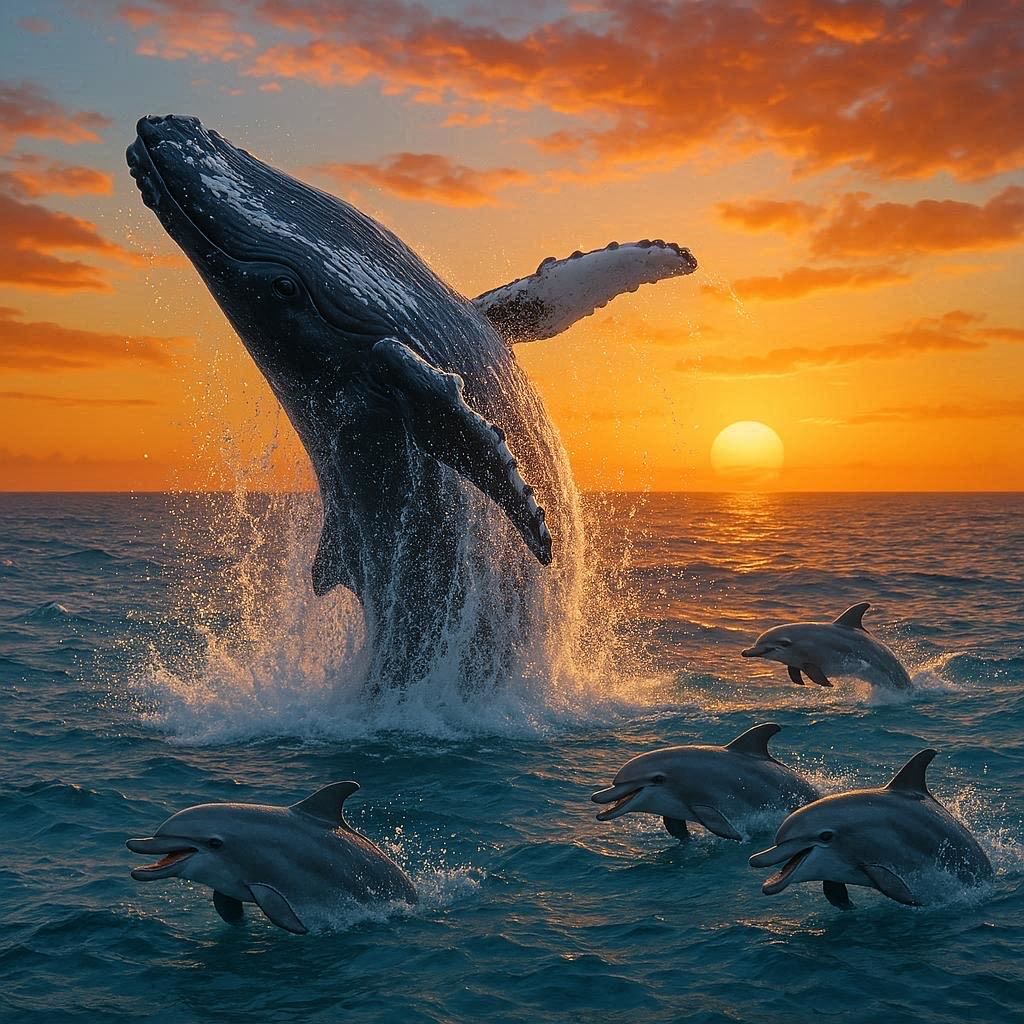 Whale of a time - Full Drill Diamond Painting - Specially ordered for you. Delivery is approximately 4 - 6 weeks.