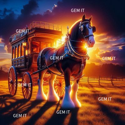 Majestic horse &amp; cart- DELUXE Full Drill AB Kit, (Round drills) - 60 x 60cm  Currently in stock