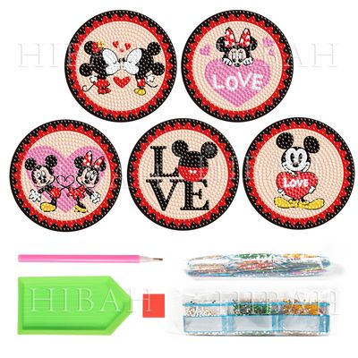 Set of 5 Coasters - Mickey Mouse Set of 5 Coasters - Mickey Mouse