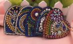 Keychains - Hearts - Set of 5  - Diamond Painting Kit  YSK38