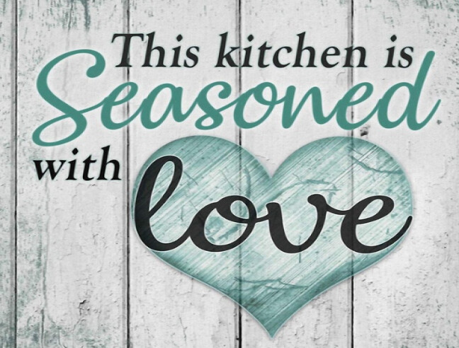 Seasoned With Love - 40 x 50cm Full Drill (Round), POURED GLUE - Diamond Painting Kit