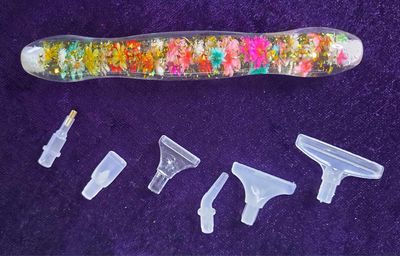 Dried Flower Resin Drill Pen with 6 assorted tips