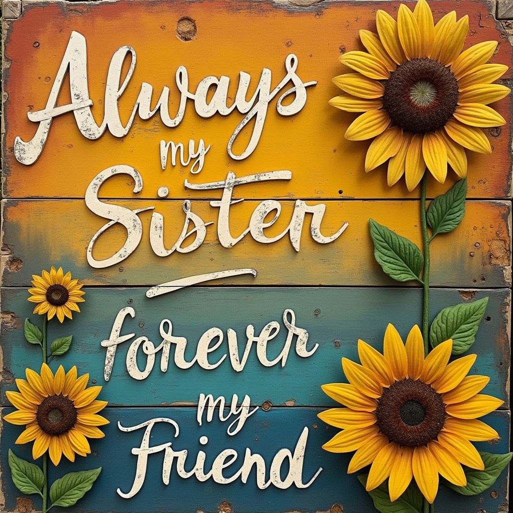 Always my sister  - DELUXE Full Drill Kit  (Square drills) 50 x 50cm - Currently in stock
