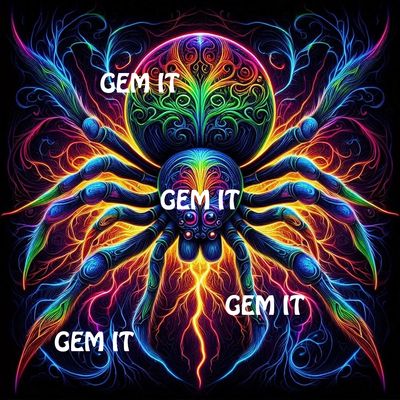 Multi coloured Spider - Full Drill Kit, (Square drills) 40 x 40cm - Currently in stock