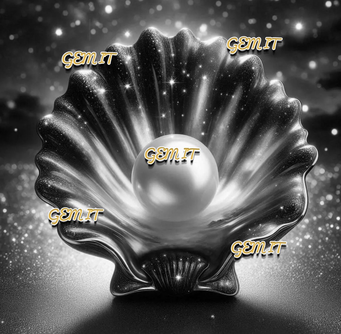 White pearl in shell - Full Drill Diamond Painting - Specially ordered for you. Delivery is approximately 4 - 6 weeks.