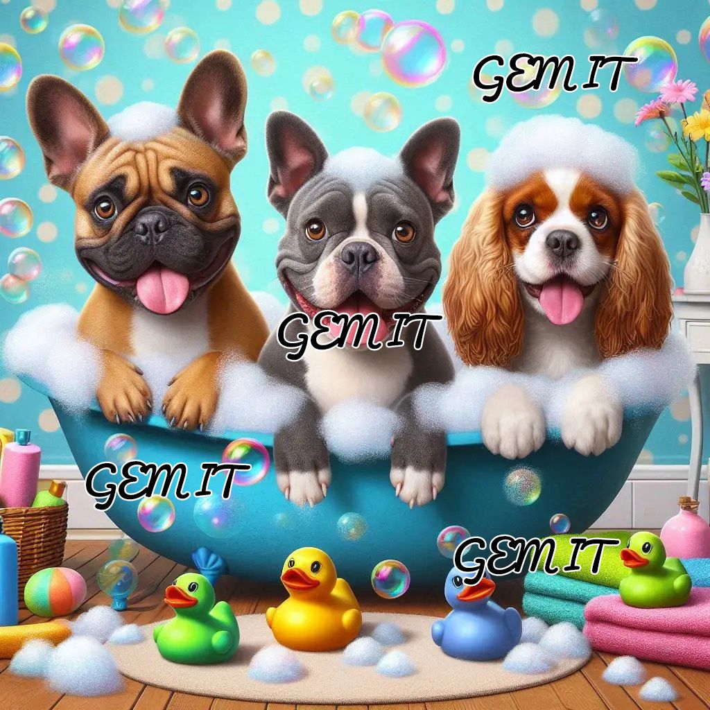 Puppies having a bath- Full Drill Diamond Painting - Specially ordered for you. Delivery is approximately 4 - 6 weeks.