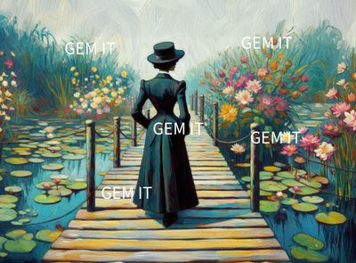 Lady on bridge- Specially ordered for you. Delivery is approximately 4 - 6 weeks. Lady on bridge- Specially ordered for you. Delivery is approximately 4 - 6 weeks.