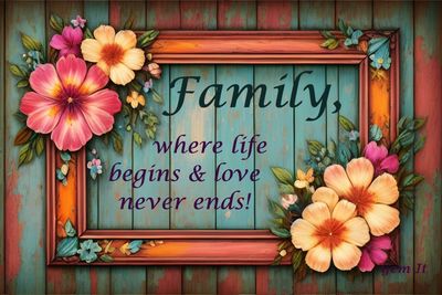 Family Quote- DELUXE Full Drill Kit with ABs, (Square drills) - 50 x 70cm Currently in stock