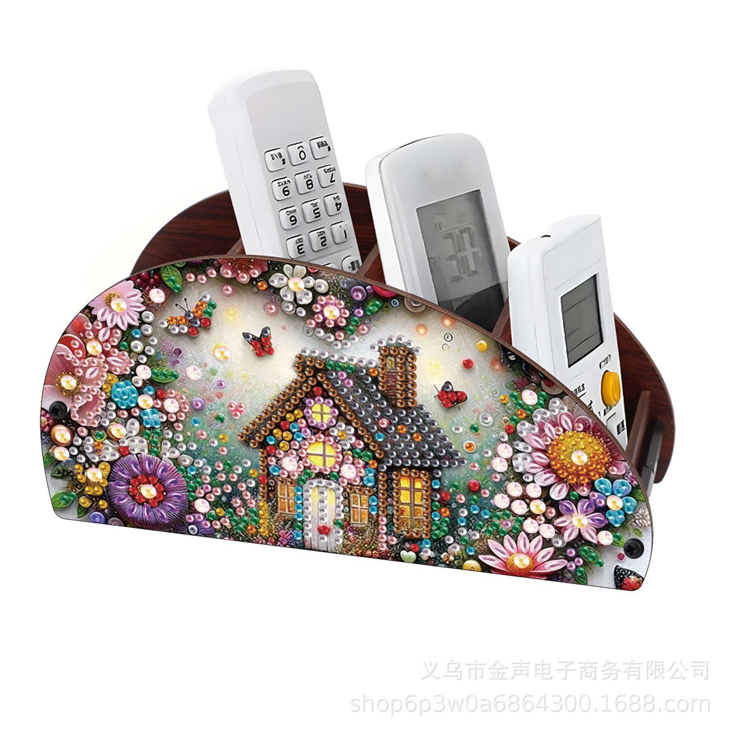 Cottage remote/desktop organiser