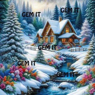 Snowy River Cabin- Full Drill Diamond Painting - Specially ordered for you. Delivery is approximately 4 - 6 weeks.