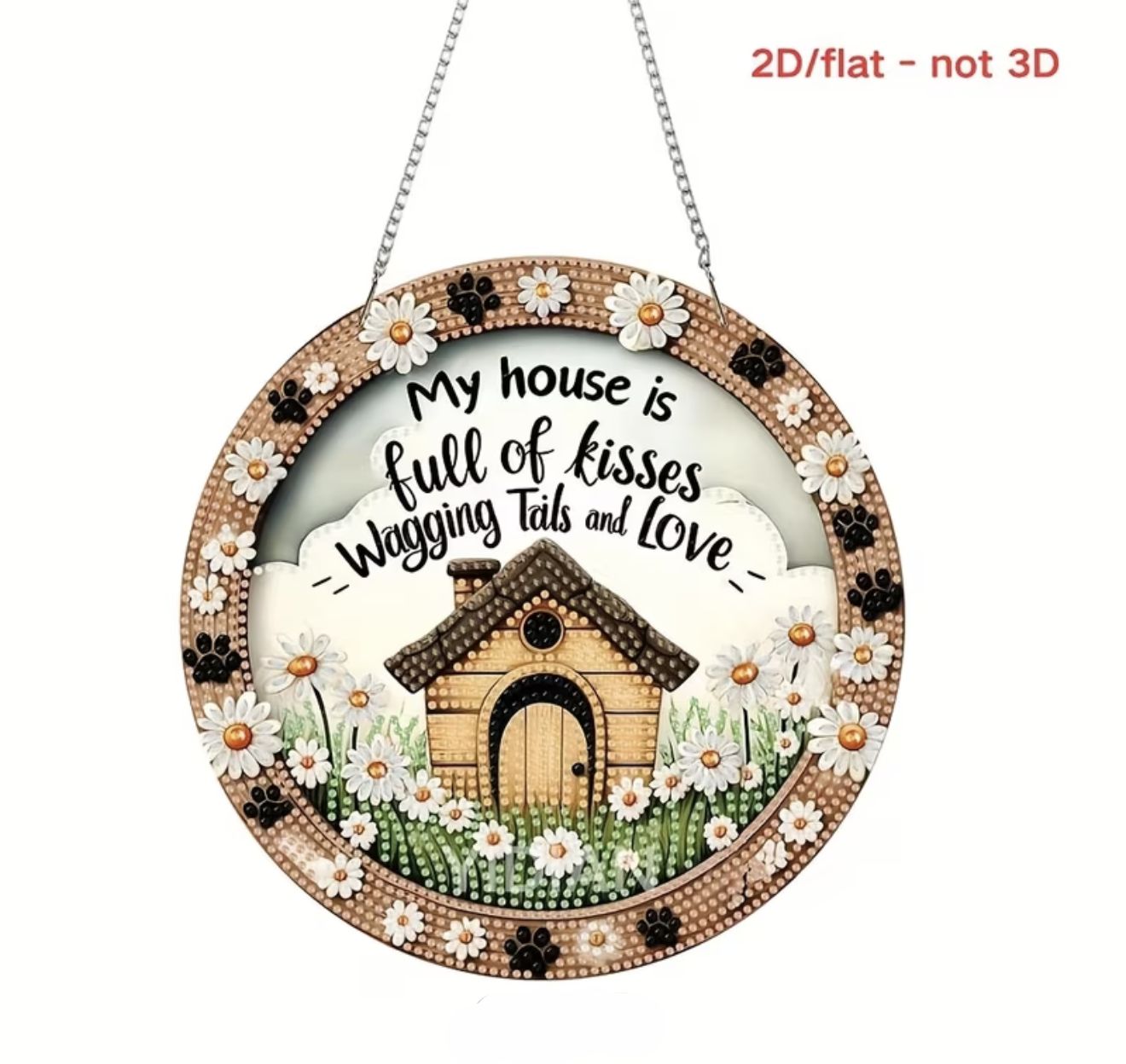 Dog hanger -My house- DIY diamond painting kit