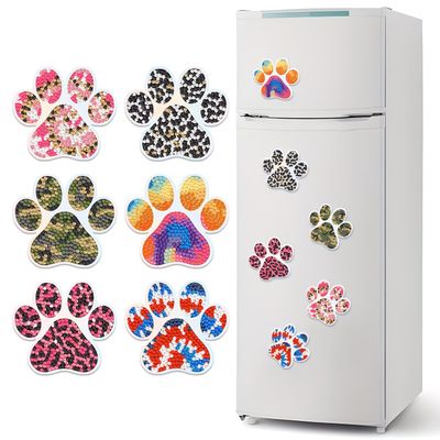 Paw Print Magnets