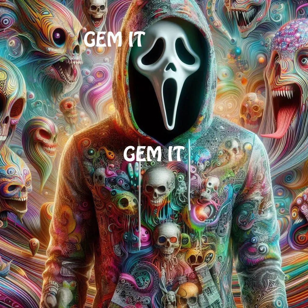 Scary face  - Full Drill Diamond Painting - Specially ordered for you. Delivery is approximately 4 - 6 weeks.