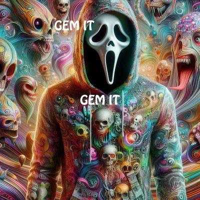 Scary face  - Full Drill Diamond Painting - Specially ordered for you. Delivery is approximately 4 - 6 weeks.