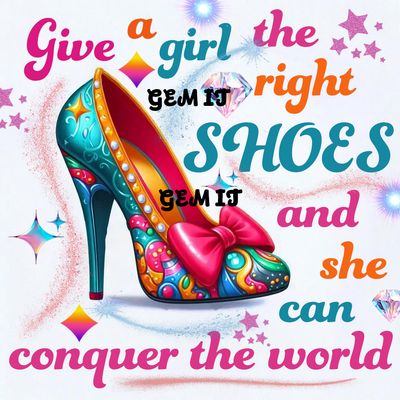 Shoes Quote  - Full Drill Diamond Painting - Specially ordered for you. Delivery is approximately 4 - 6 weeks.