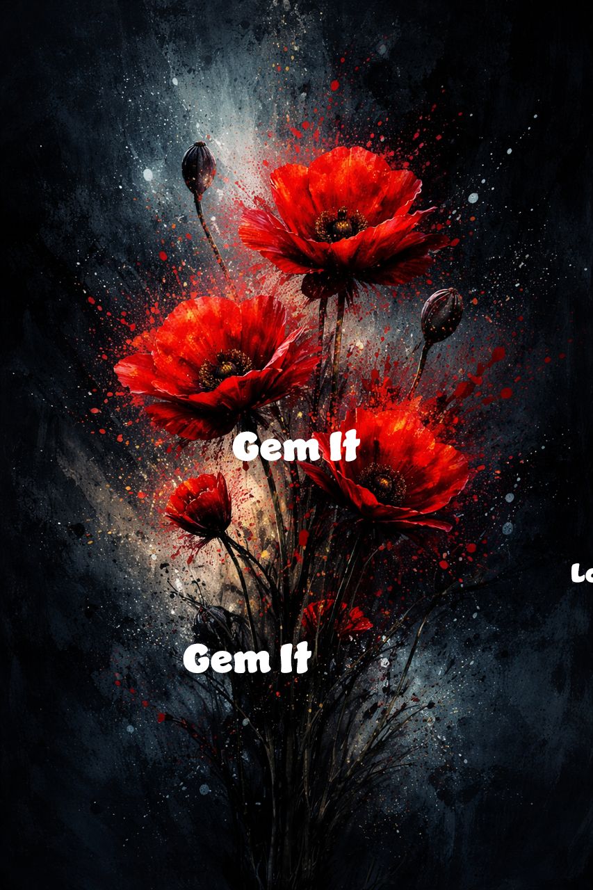 Poppies - DELUXE Full Drill AB Kit (Round drills) - 40 x 60cm   Currently in stock