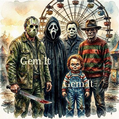 Horror greats 1 - Full Drill, (Square) 70 x 70cm - Currently in stock Horror greats 1 - Full Drill, (Square) 70 x 70cm - Currently in stock