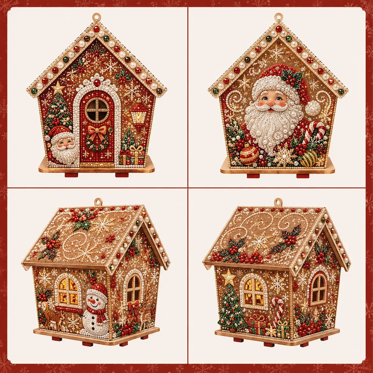 Santa 3D Wooden Cabin