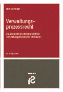 Verwaltungsprozessrecht, 21. Auflage 2024 Verwaltungsprozessrecht, 21. Auflage 2024