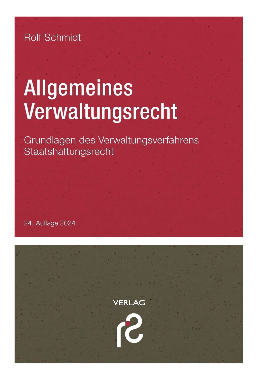 Allgemeines Verwaltungsrecht, 24. Auflage 2024