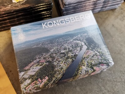 Magnet Kongsberg by fra luften
