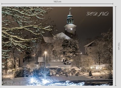 A6 Foldekort Klassisk - Kongsberg kirke A6 Foldekort Klassisk - Kongsberg kirke