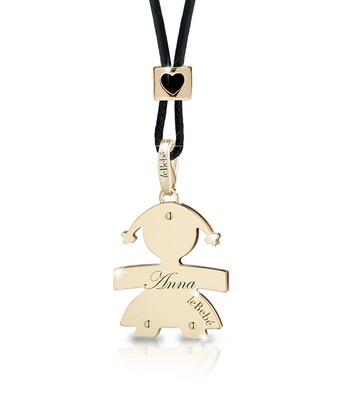 Ciondolo Classico bimba oro giallo