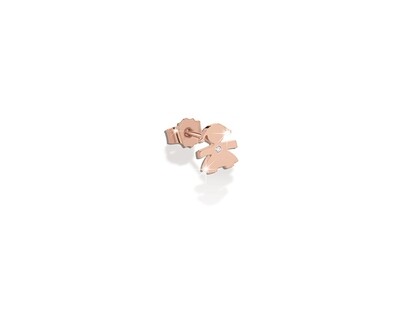 Orecchino Singolo Briciole bimba oro rosa