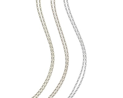 Catenina oro bianco 18 carati