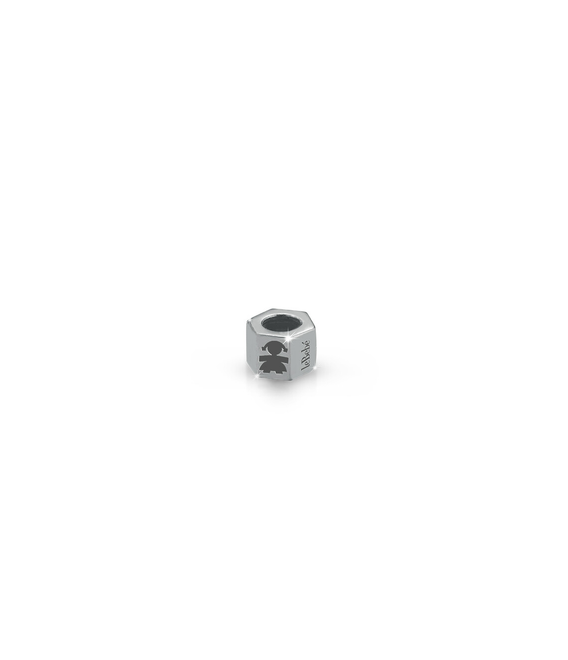 Charm Bullone bimba Add uomo argento