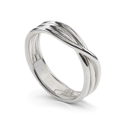 ANELLO 3 FILI IN ARGENTO 925