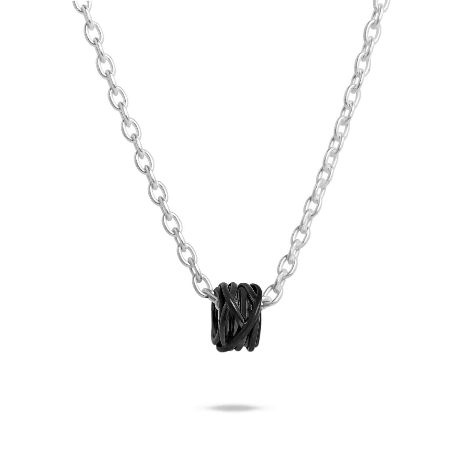 ANELLO FILODELLAVITA MINI IN ORO BIANCO 9KT BRUNITO
