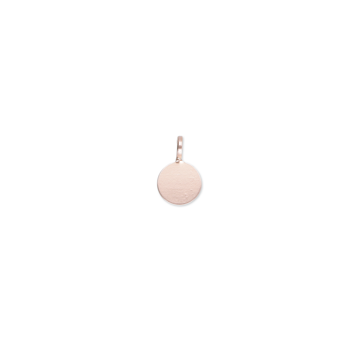 SIGILLO TONDO 5 MM IN ORO ROSA 9 KT