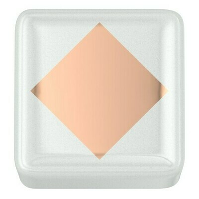 Ceramica bianca con rombo
