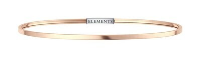 Bangle in argento 925 rosa