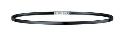 Bangle in argento 925 brunito