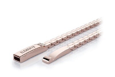 Bracciale morbido in oro rosa 18 kt