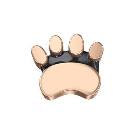 Zampa gatto oro rosa 18 kt