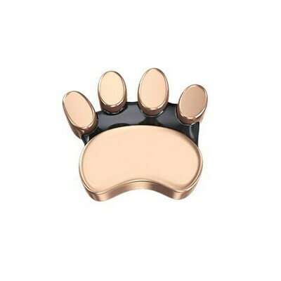 Zampa gatto oro rosa 18 kt