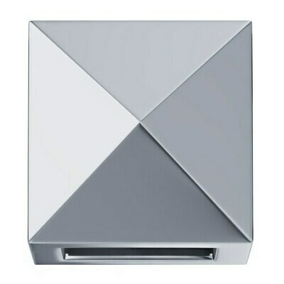 Cuspide in oro bianco 18 kt.