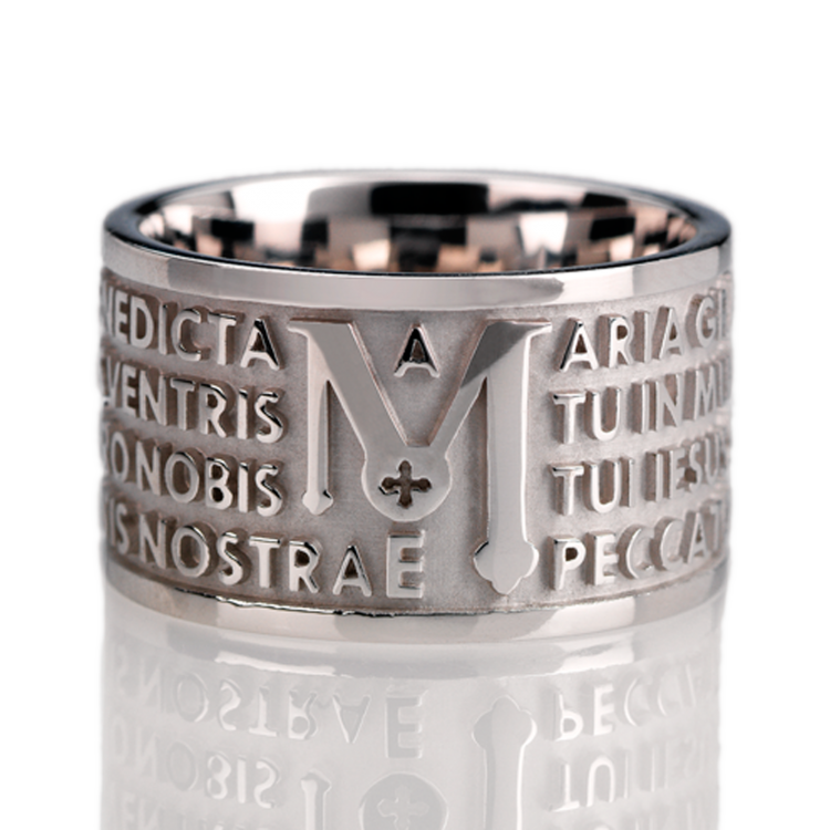 Anello ANIMAE in argento rodiato MATER