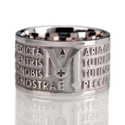 Anello ANIMAE in argento rodiato MATER
