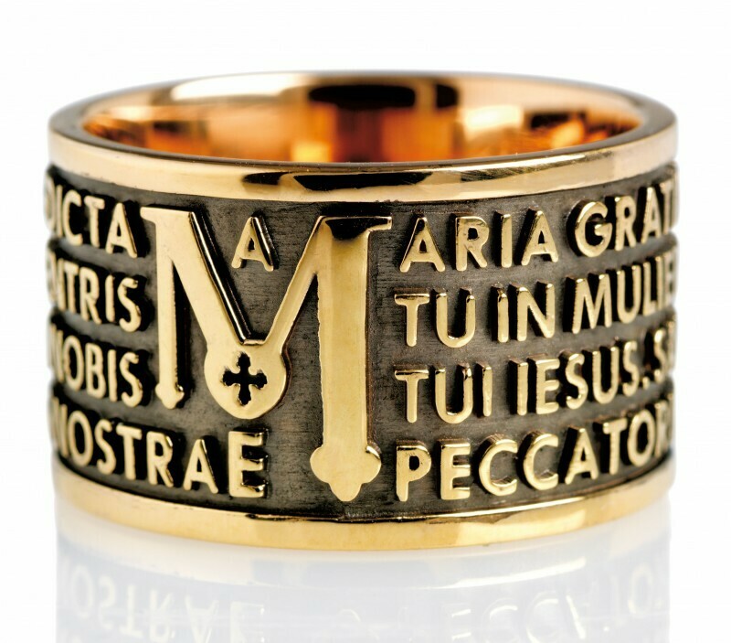 Anello TUAM in argento bronzato MATER