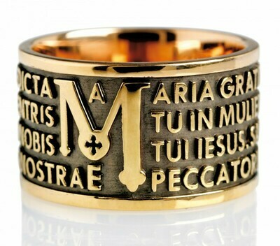 Anello TUAM in argento bronzato MATER