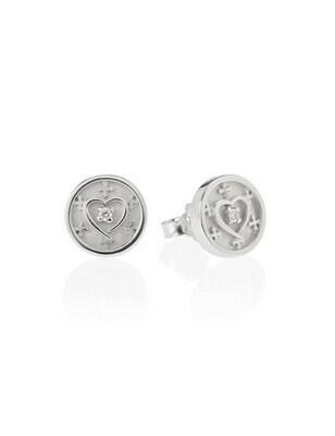 Orecchino singolo AURIS COR in argento 925