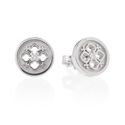 Orecchino singolo AURIS FLORE in argento 925