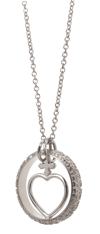 Mini COR in oro bianco 9 kt