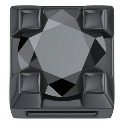 Griffe in oro brunito con diamante nero